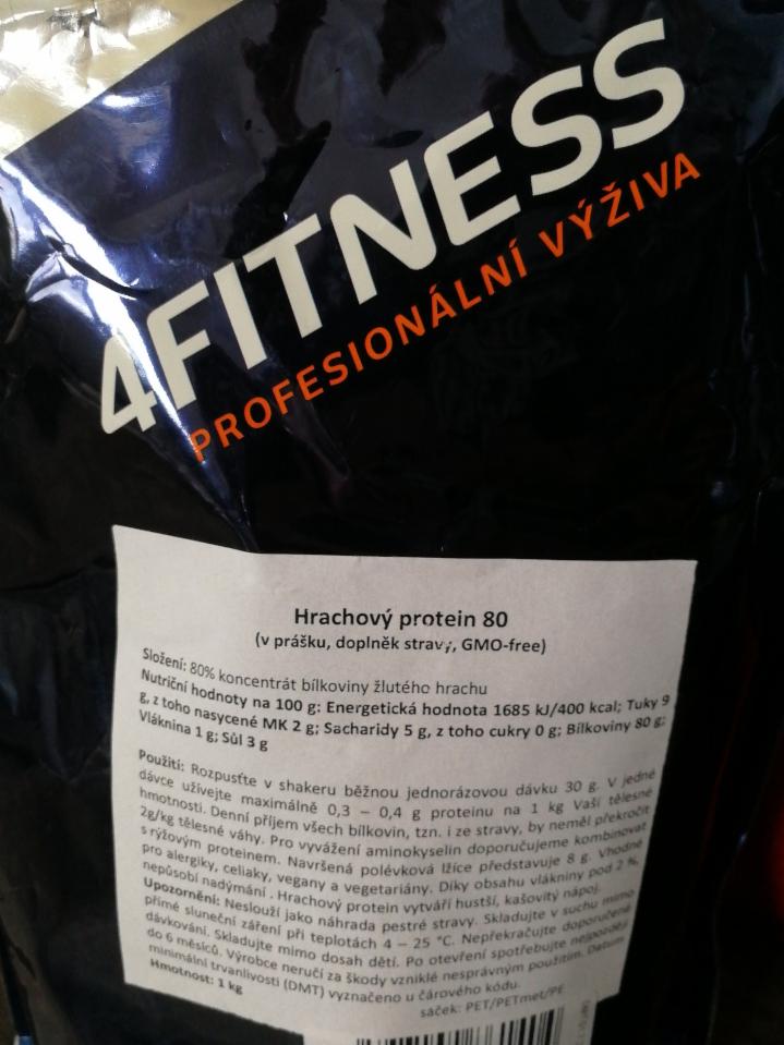 Fotografie - Hrachovy protein 80 4fitness