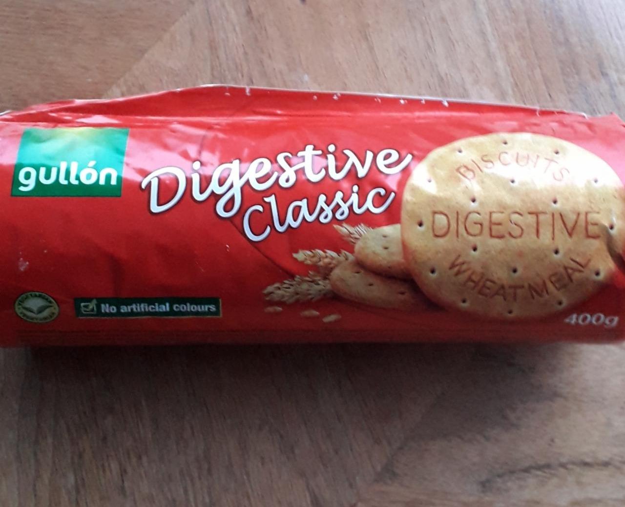Fotografie - Digestive classic biscuits wheatmeal Gullón
