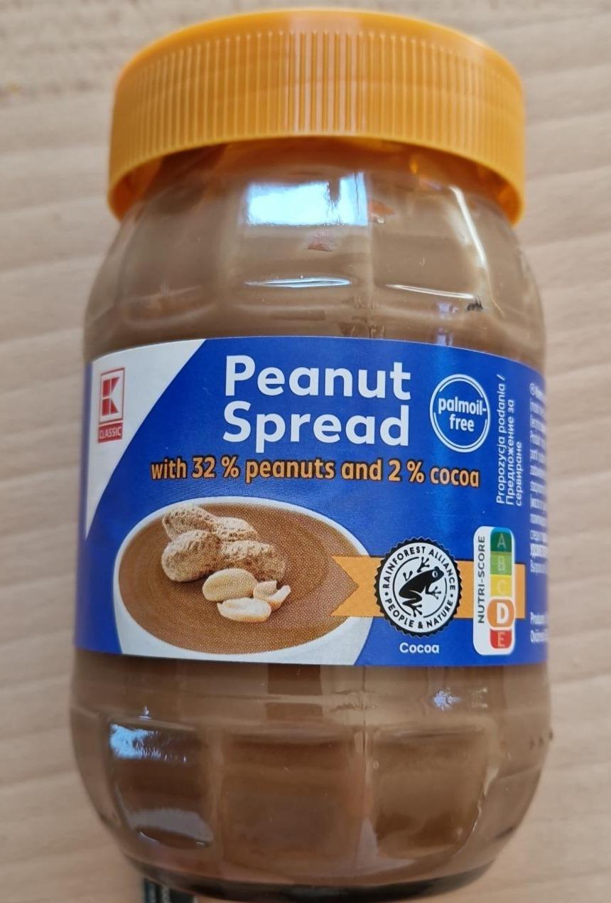 Fotografie - peanut spread arašidová nátierka K-Classic