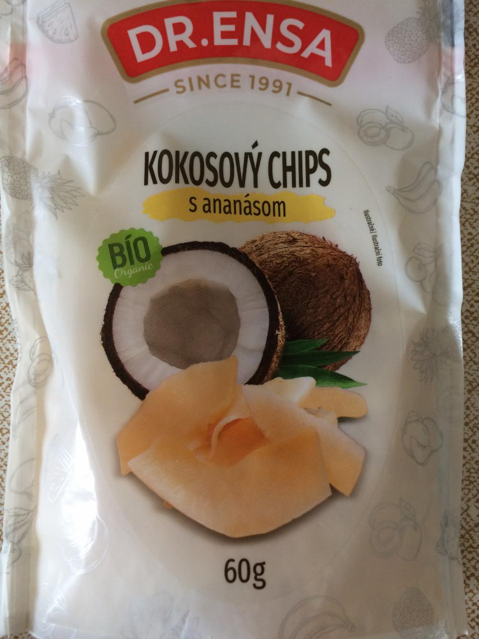 Fotografie - Kokosový chips s ananásom Dr.Ensa