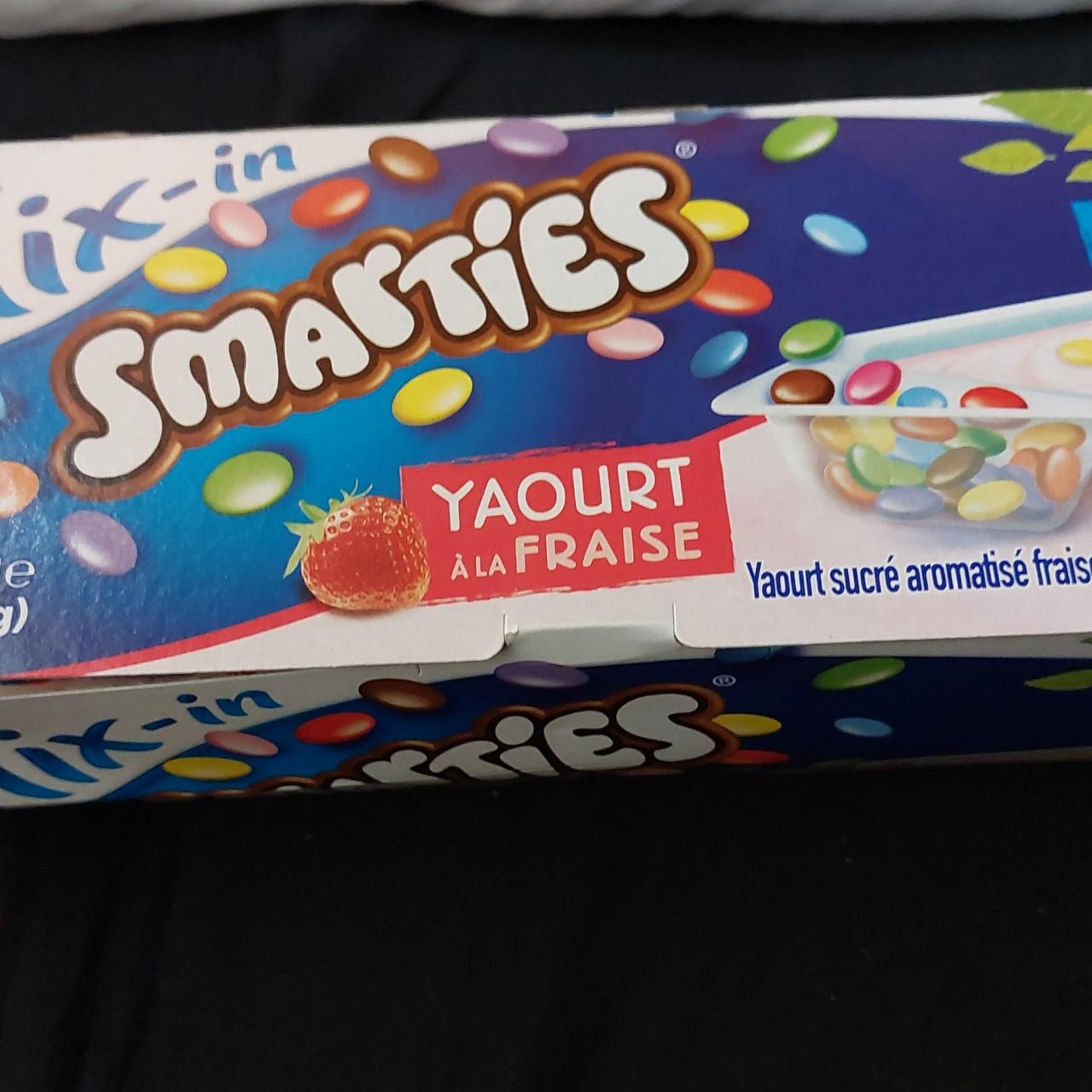 Fotografie - Smarties yaourt jahoda Nestlé