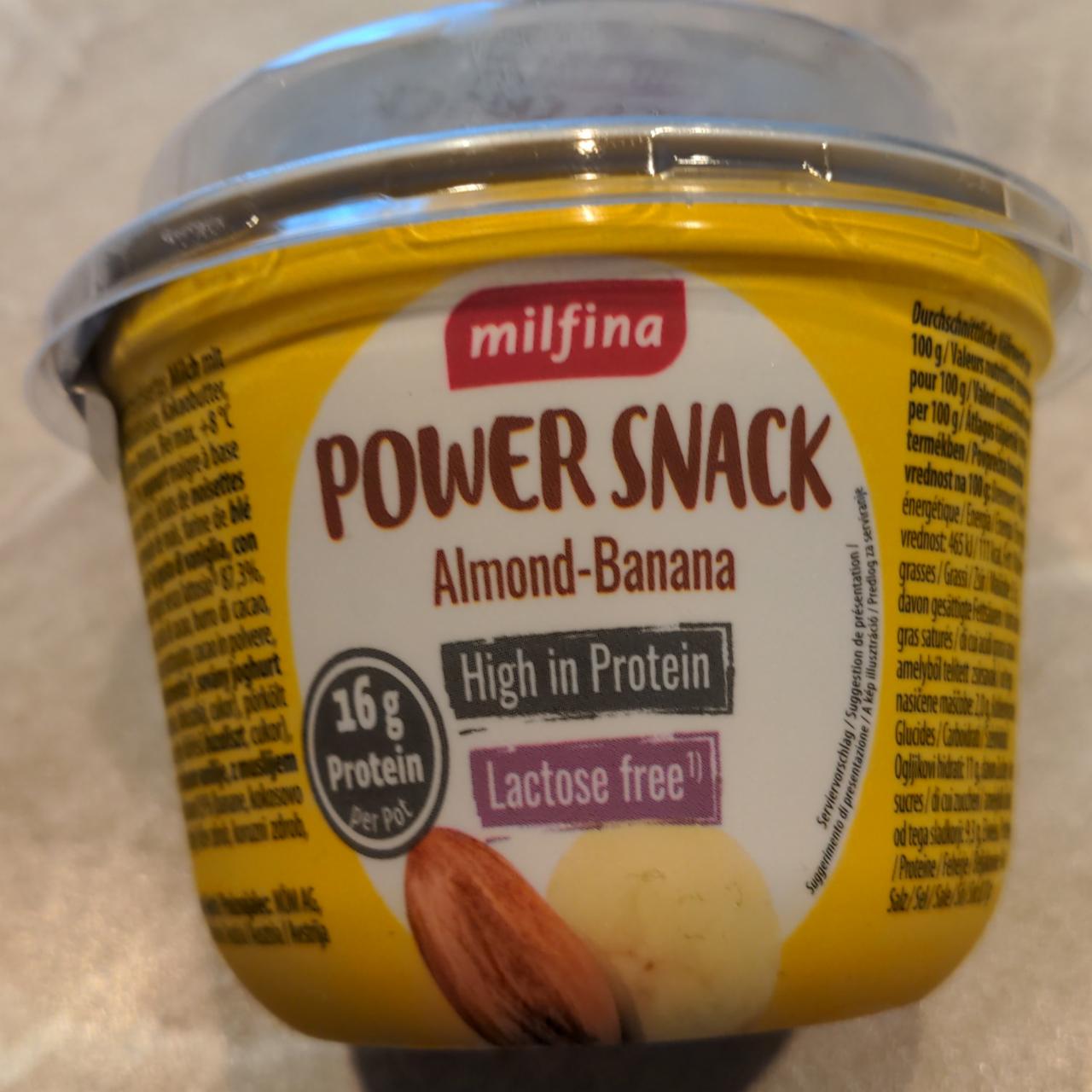 Fotografie - Power Snack Almond-Banana Milfina