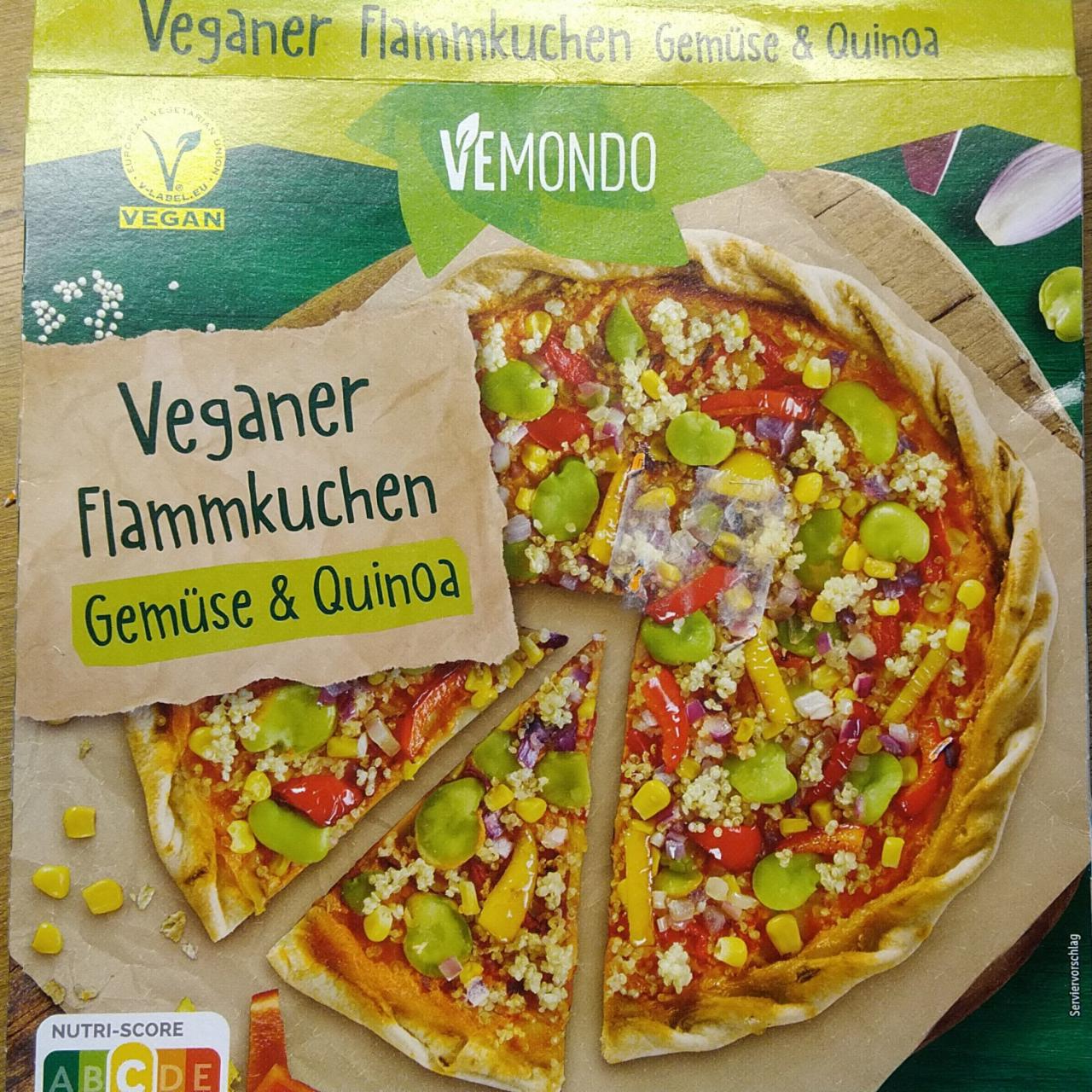Fotografie - Veganer Flammkuchen gemuse&quinoa Vemondo