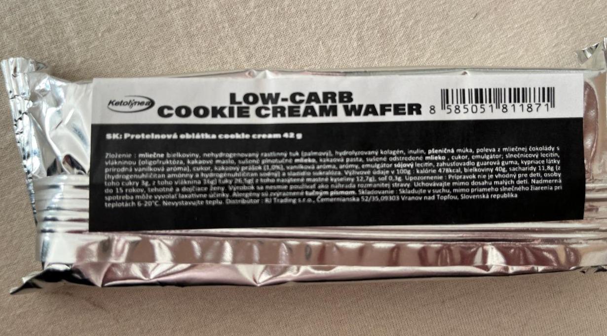 Fotografie - Low-Carb Cookie Cream Wafer