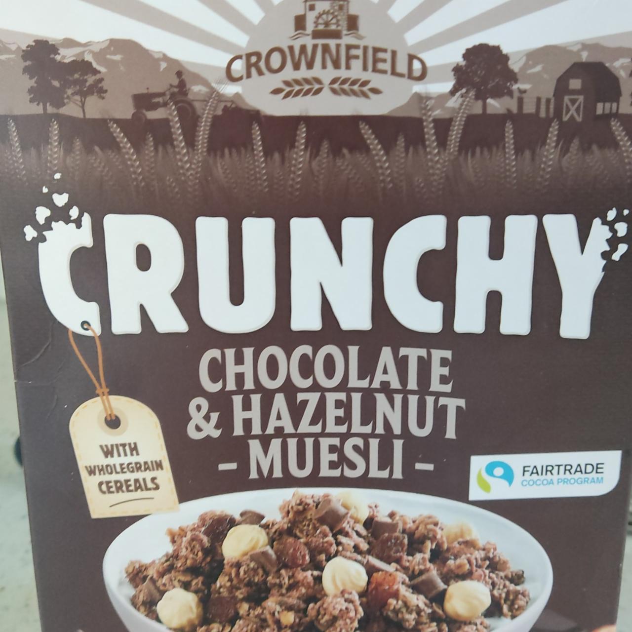 Fotografie - Musli Crunchy Chocolate and Hazelnuts Crownfield