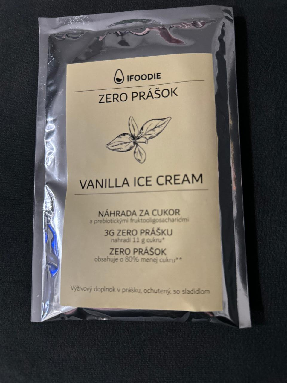 Fotografie - Zero prášok Vanilla ice cream iFoodie