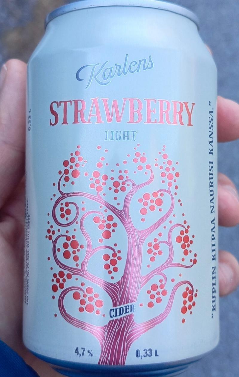 Fotografie - Karlens Strawberry Light cider 4,7%
