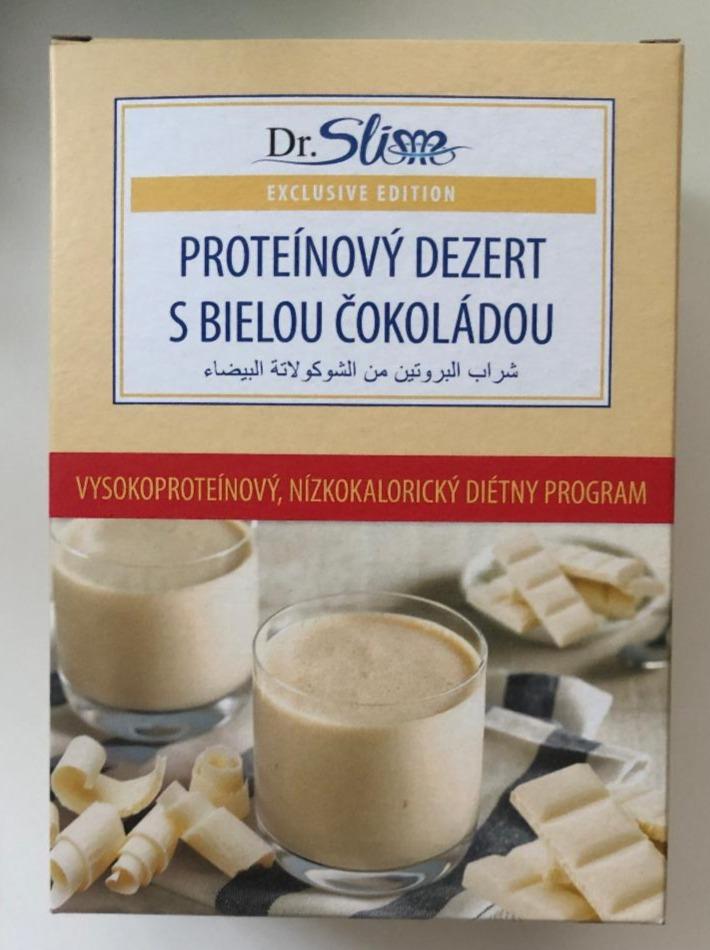 Fotografie - Dr. Slim proteínový dezert s bielou čokoládou