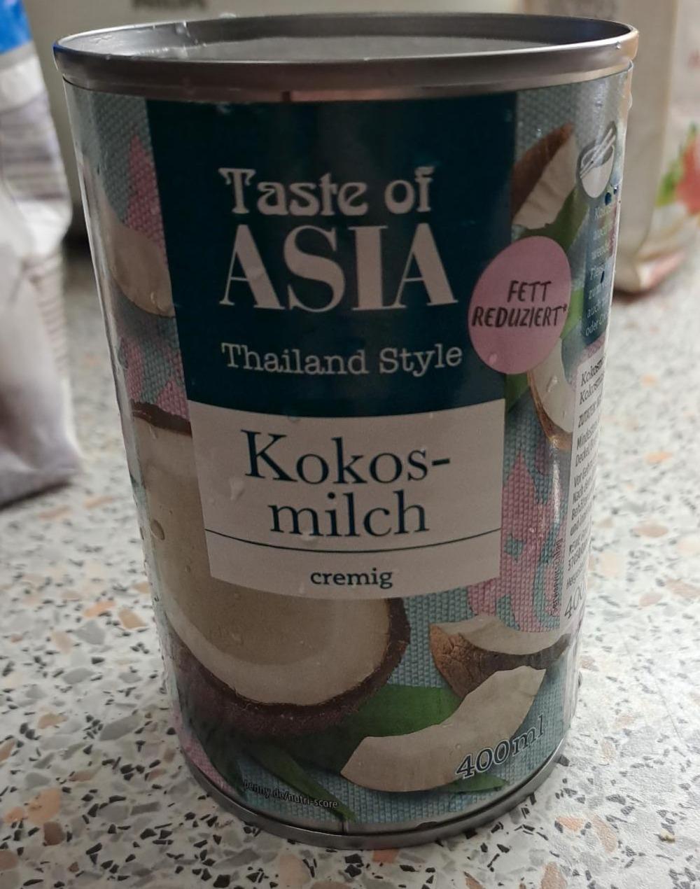 Fotografie - Taste of Asia Kokosmilch fettreduziert