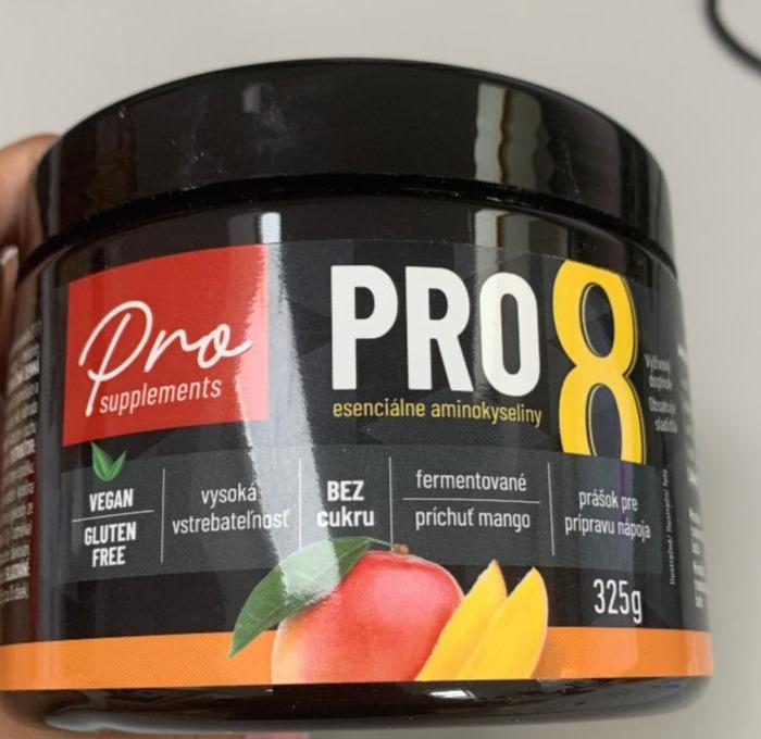 Fotografie - PRO8 esenciálne aminokyseliny Mango Pro supplements