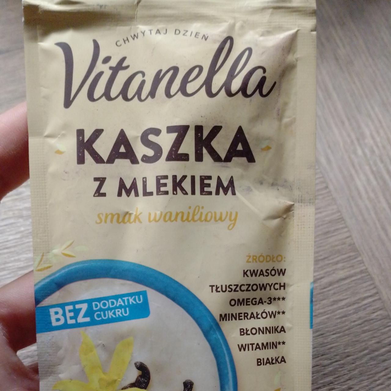 Fotografie - kaszka z mlekiem smak waniliowy Vitanella
