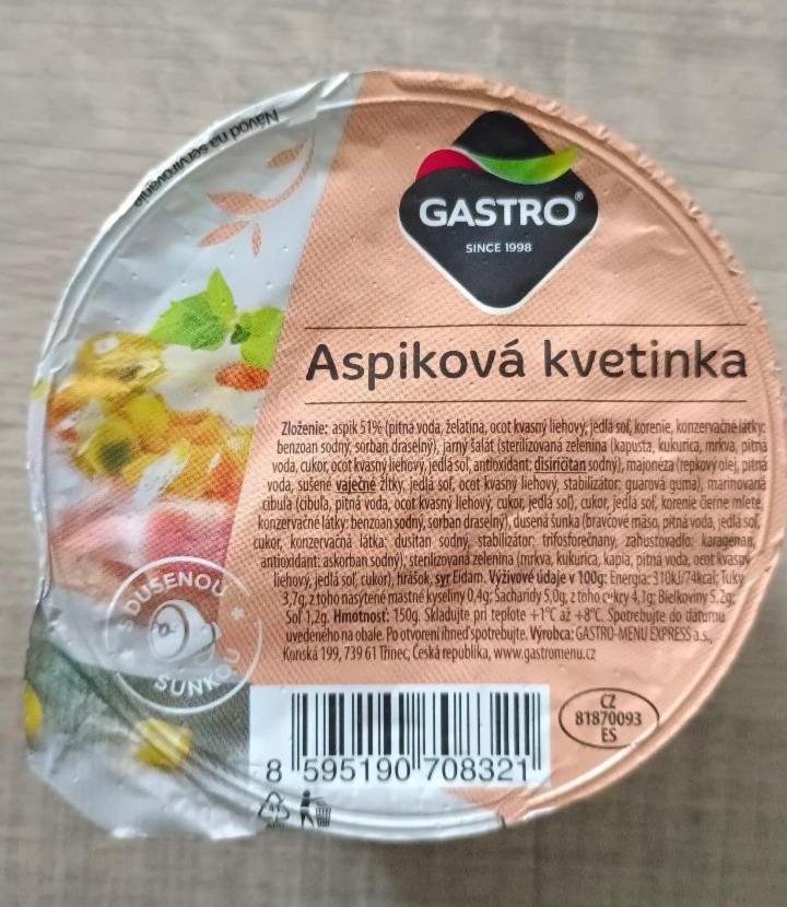Fotografie - Aspiková kvetinka Gastro