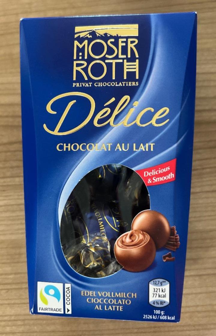 Fotografie - Délice Chocolat Au Lait Moser Roth