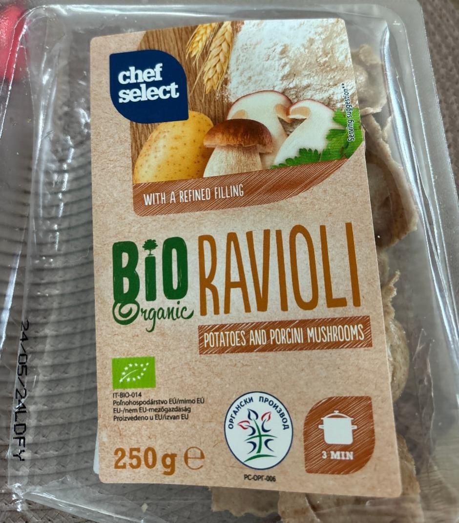 Fotografie - Ravioli Potatoes and Porcini Mushrooms Bio Organic Chef Select