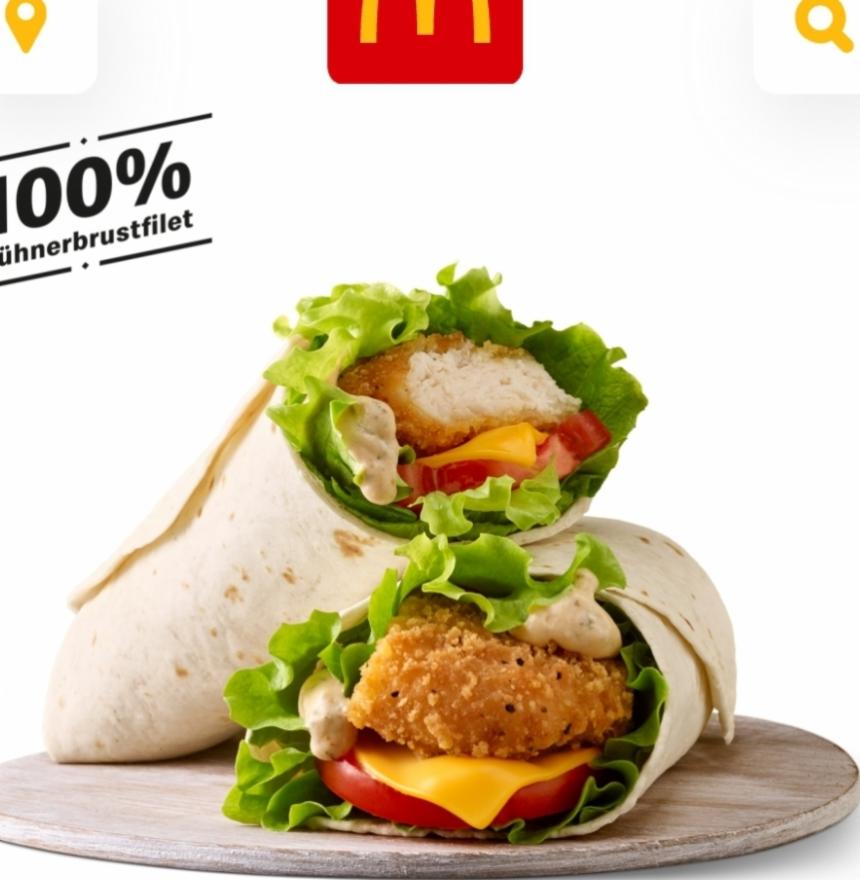 Fotografie - McDonalds Homestyle Wrap