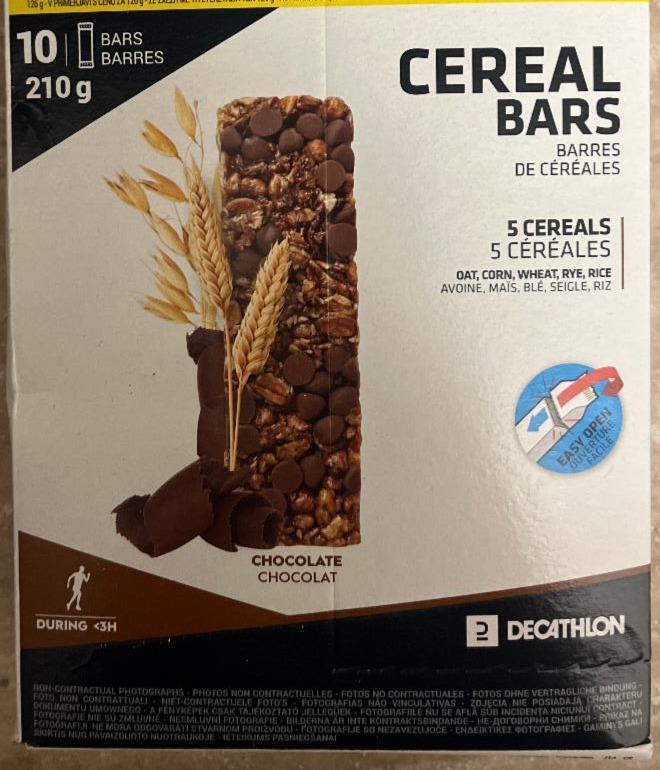 Fotografie - Cereal bars Chocolate Decathlon