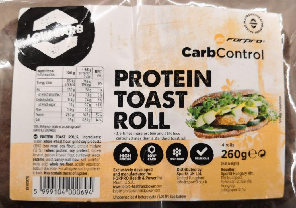 Fotografie - FORPRO protein toast roll