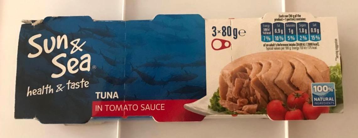 Fotografie - Tuna in Tomato Sauce health & taste Sun & Sea