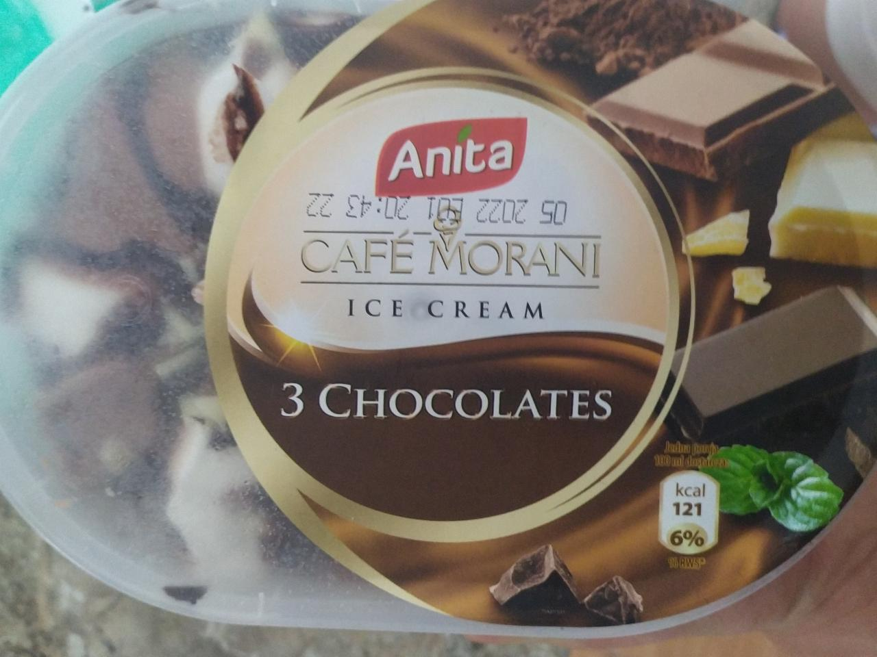 Fotografie - café morani ice cream 3 chocolates