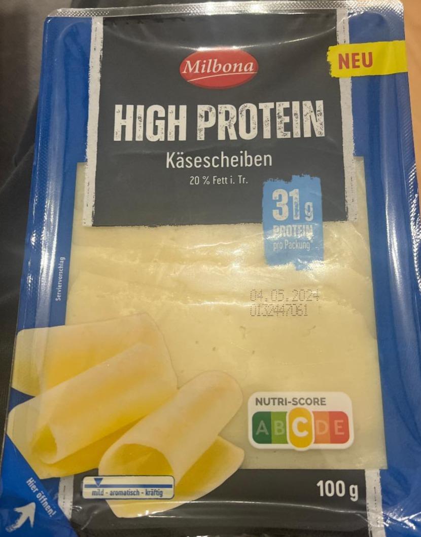 Fotografie - High Protein Käsescheiben Milbona