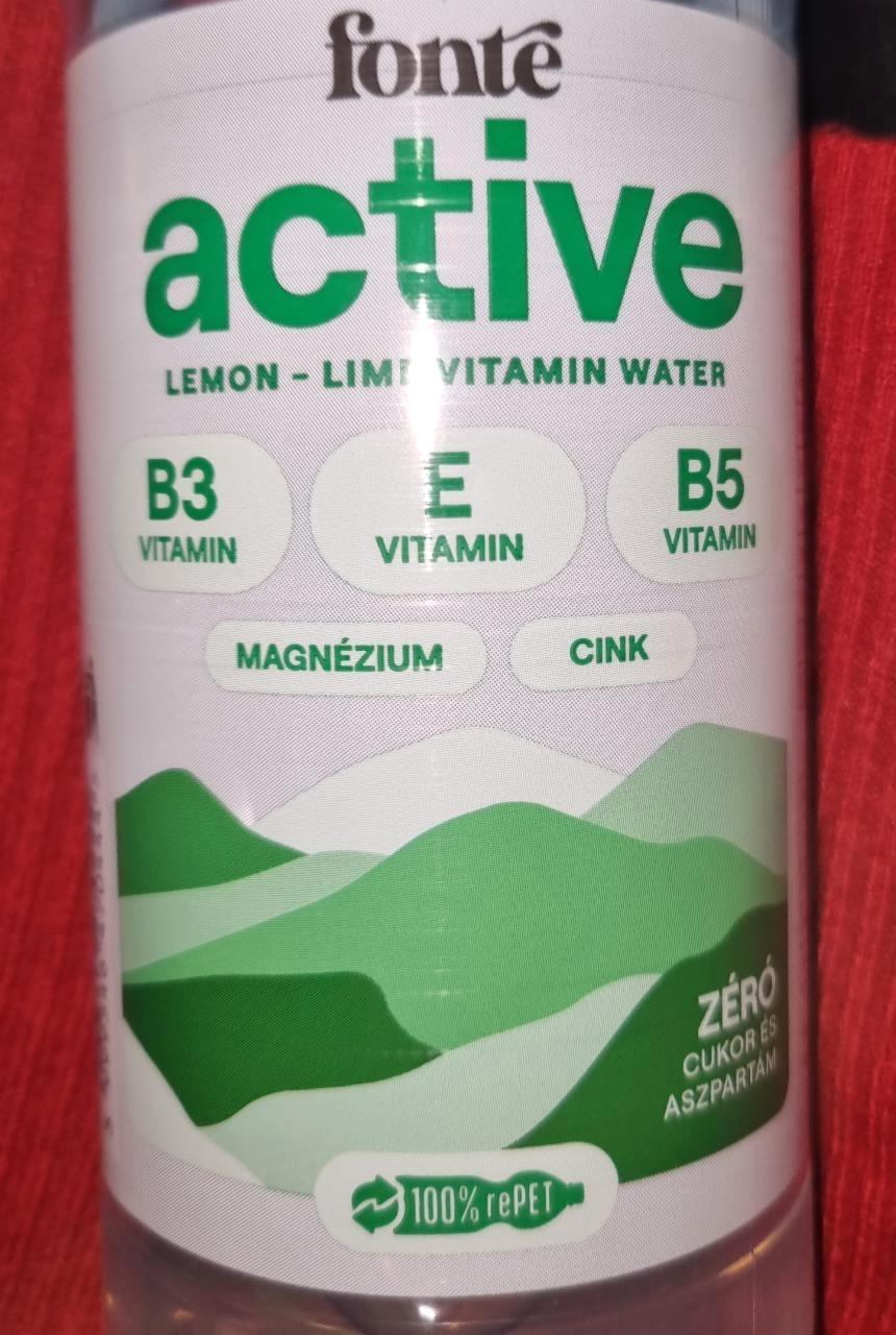 Fotografie - Active Lemon-lime vitamin water Fonte