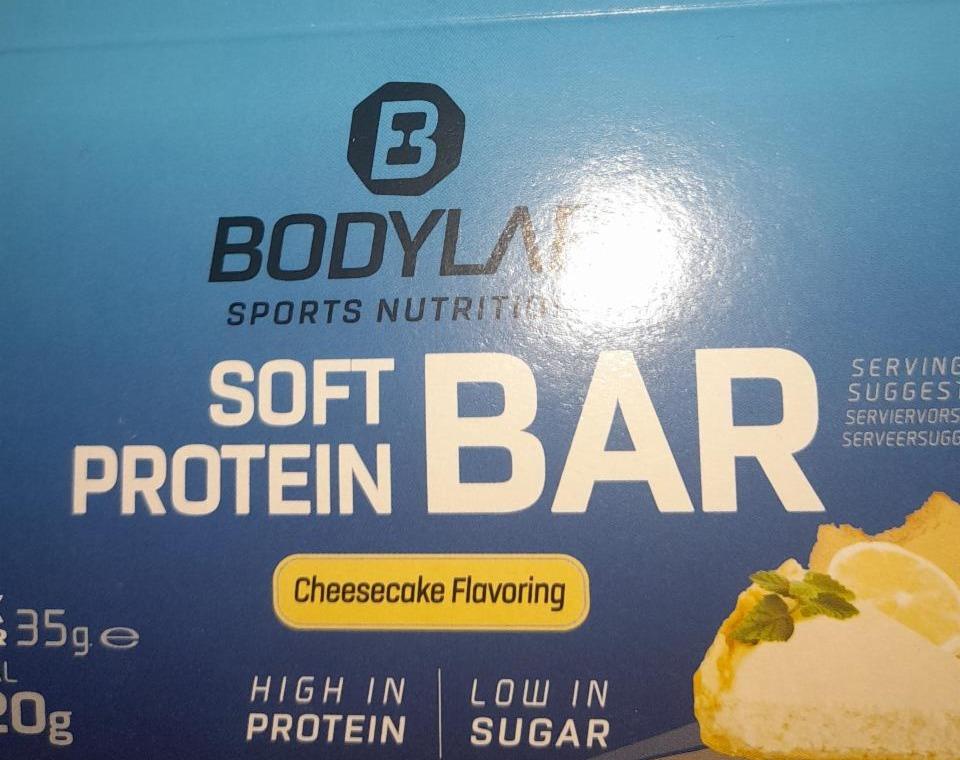 Fotografie - bodylab soft protein bar cheesecake