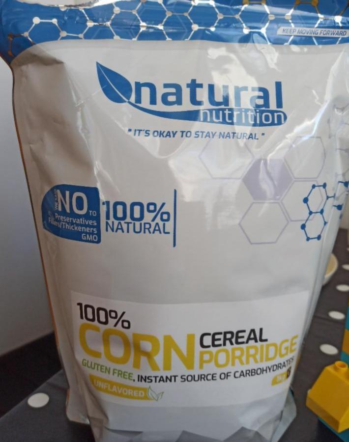 Fotografie - 100% Corn cereal porridge Unflavored Natural Nutrition