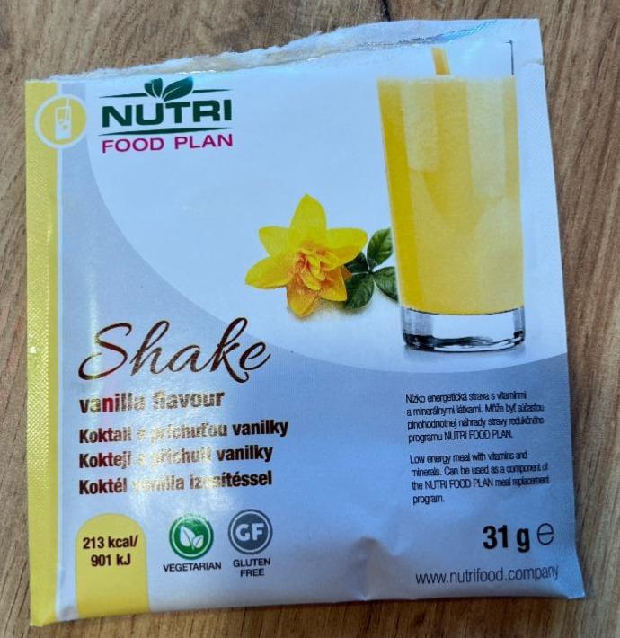 Fotografie - Shake koktail s prichutou vanilky Nutri Food
