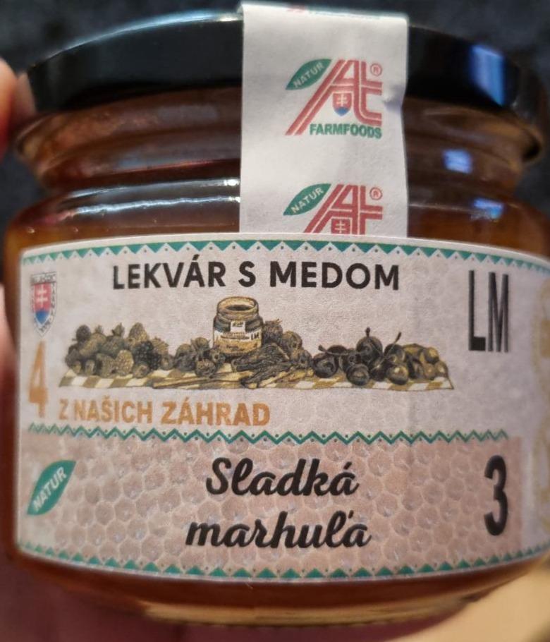 Fotografie - Lekvár s medom Sladká Marhuľa Farmfoods