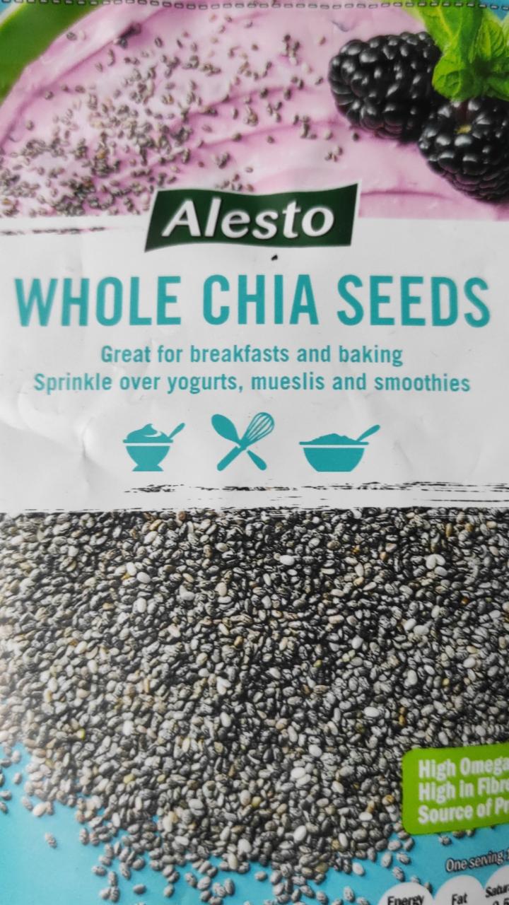 Fotografie - whole chia seeds Alesto