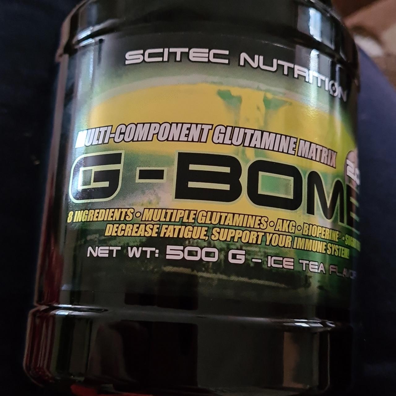 Fotografie - G-Bomb Ice Tea flavor Scitec Nutrition