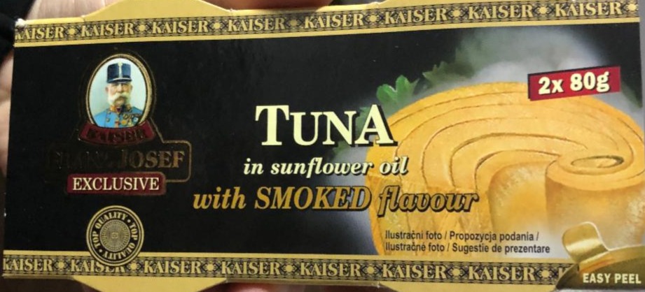 Fotografie - Tuniak v slnečnicovom oleji s údenou príchuťou Franz Josef
