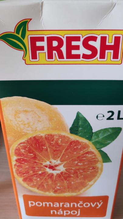 Fotografie - fresh pomarančový nápoj