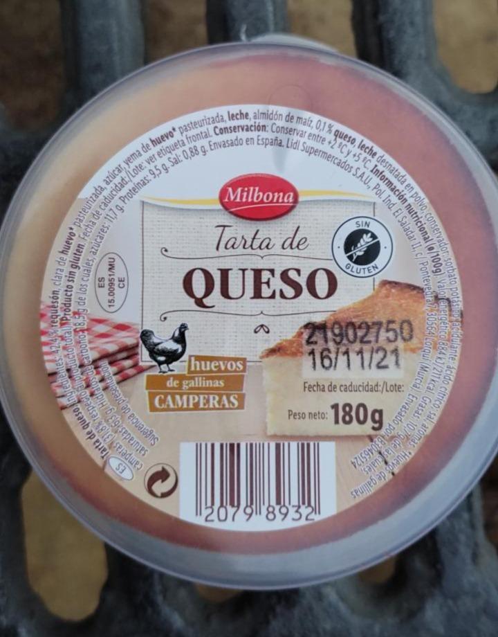 Fotografie - Tarta de queso Milbona