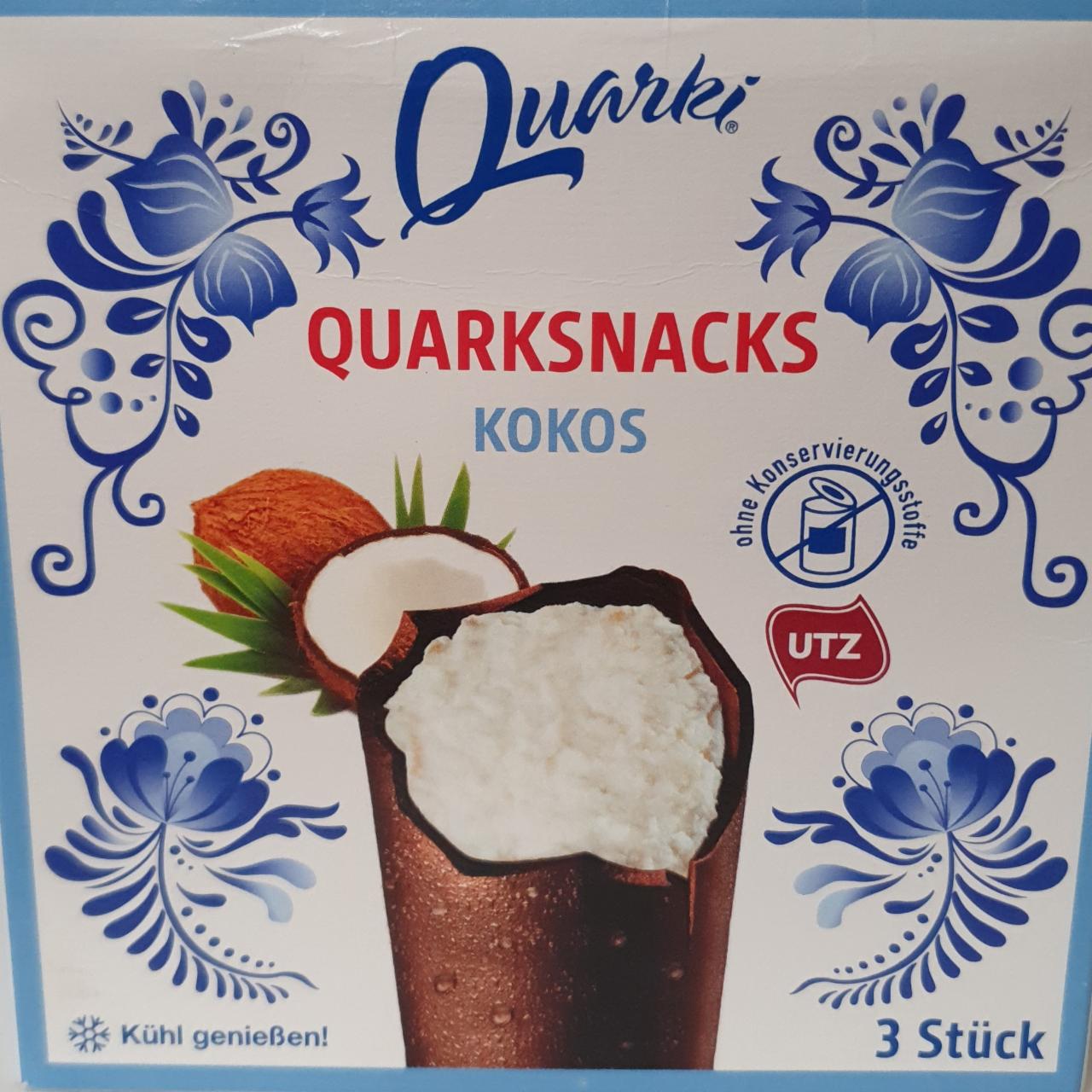 Fotografie - Quarksnacks kokos Quarki