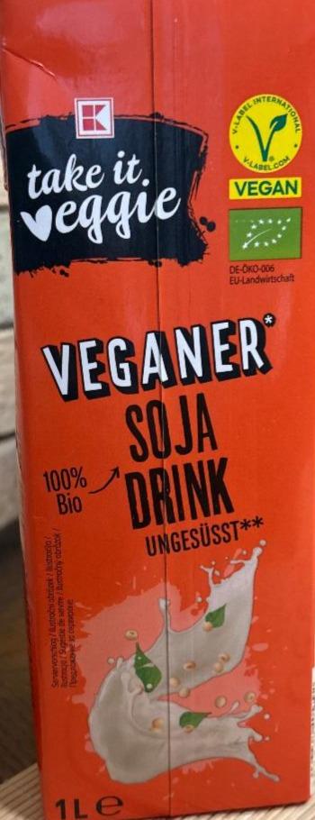 Fotografie - Veganer Soja Drink ungesüsst K-take it veggie