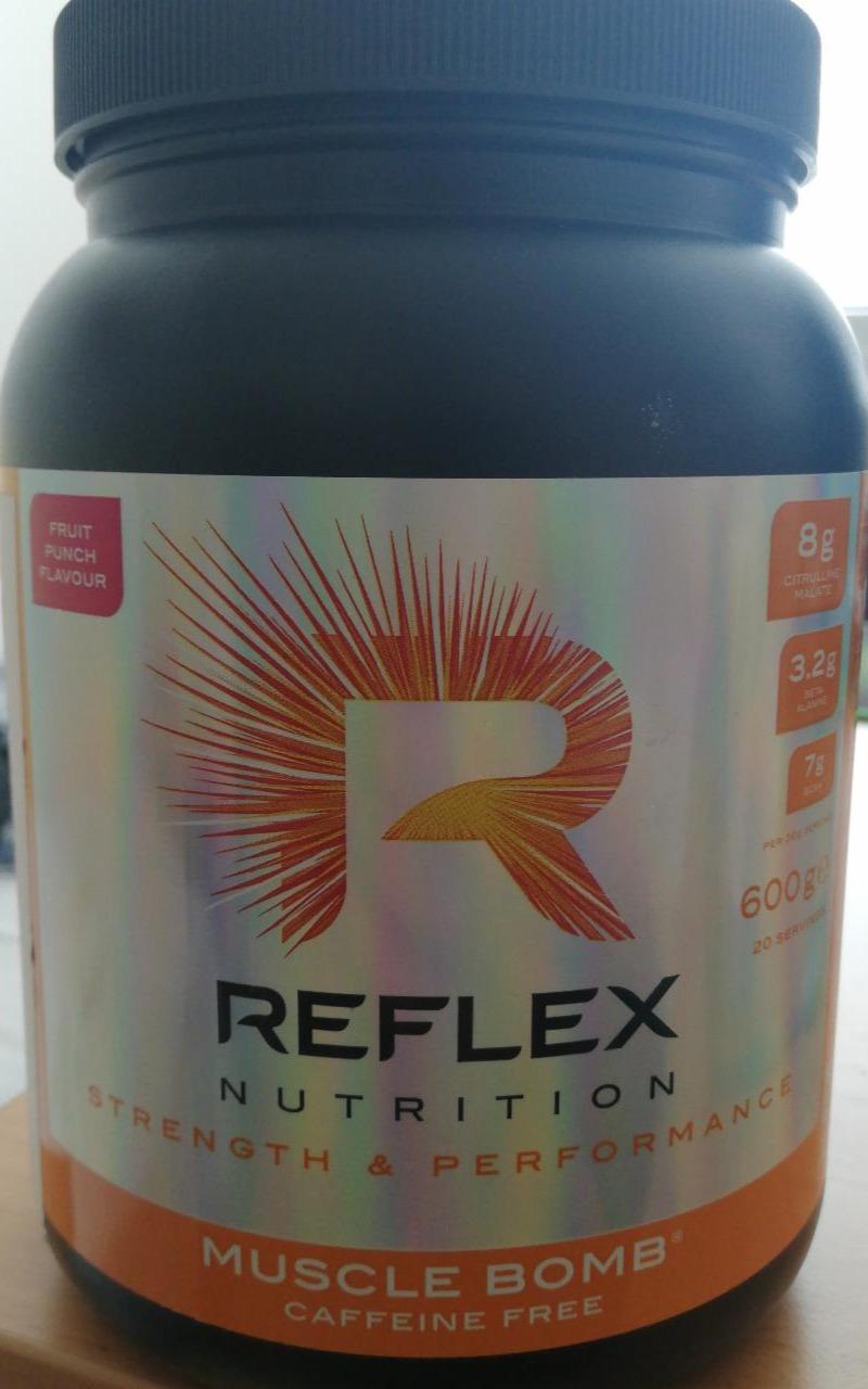 Fotografie - Muscle Bomb Caffeine Free Reflex Nutrition