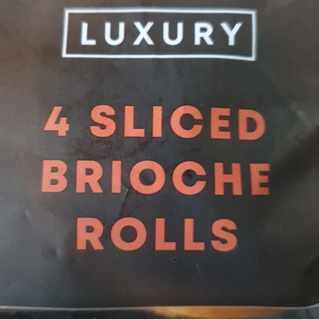 Fotografie - 4 Sliced Brioche Rolls Luxury