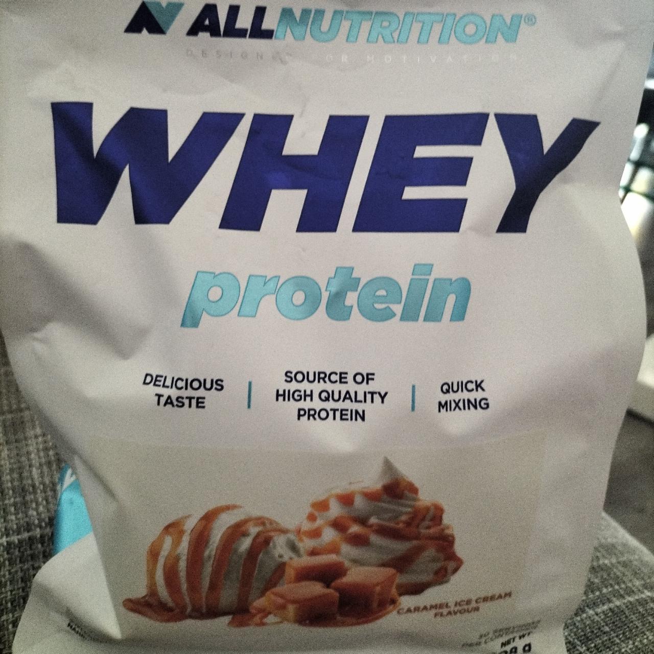 Fotografie - Allnutrition WHEY protein Caramel Ice Cream