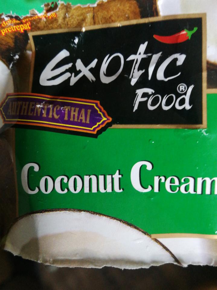 Fotografie - Coconut cream exotic food 
