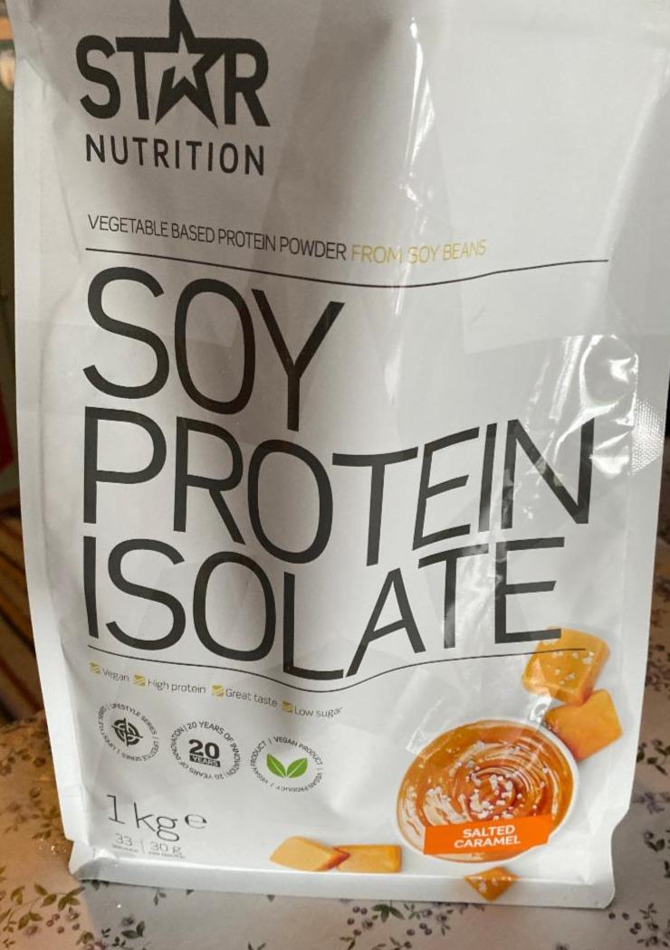 Fotografie - Soy Protein Isolate Salted Caramel Star Nutrition