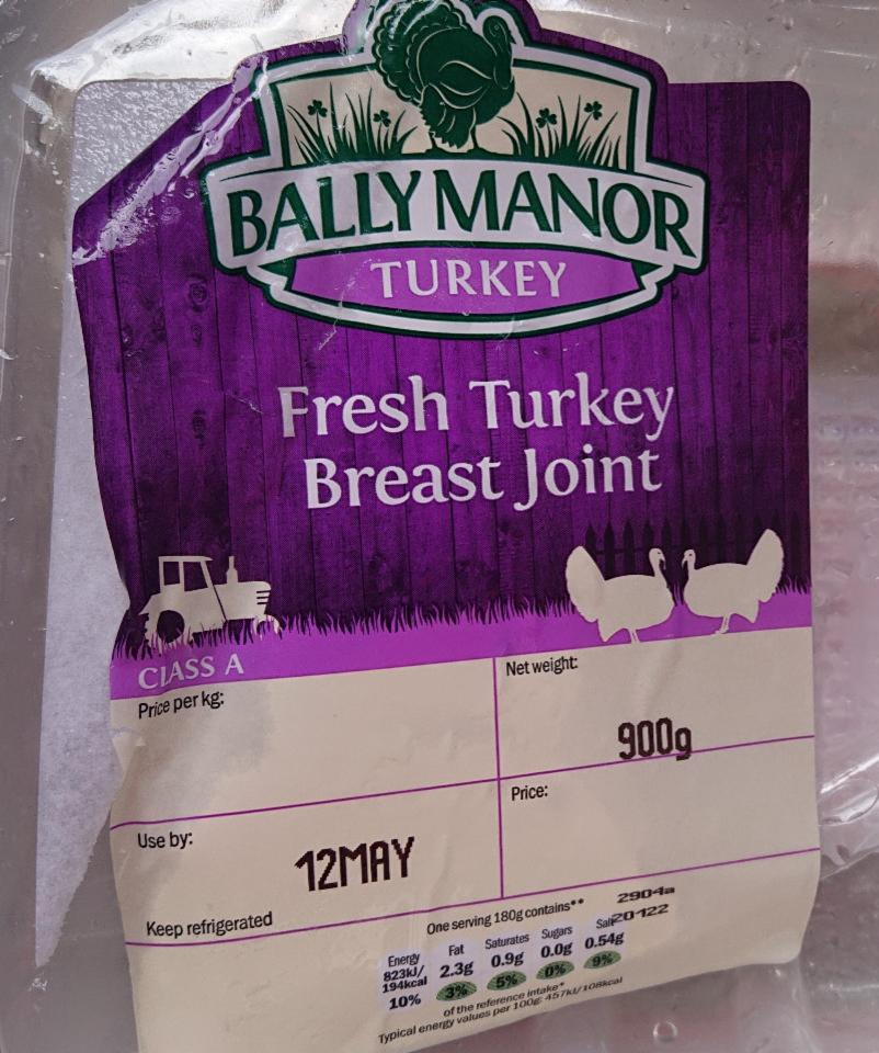 Fotografie - Bally Manor Turkey Fresh Turkey Breast Joint