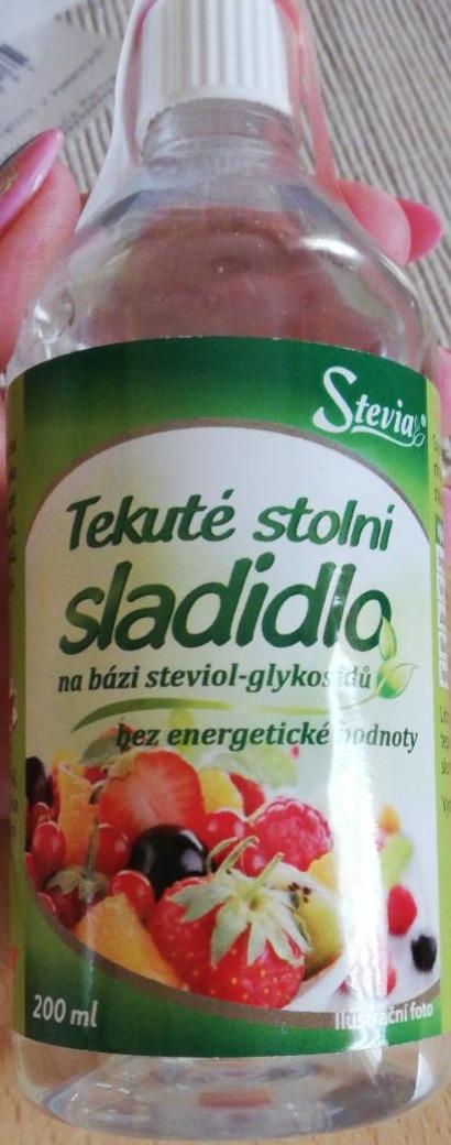 Fotografie - Stevia tekuté stolní sladidlo na bázi steviol-glykosidů Fan