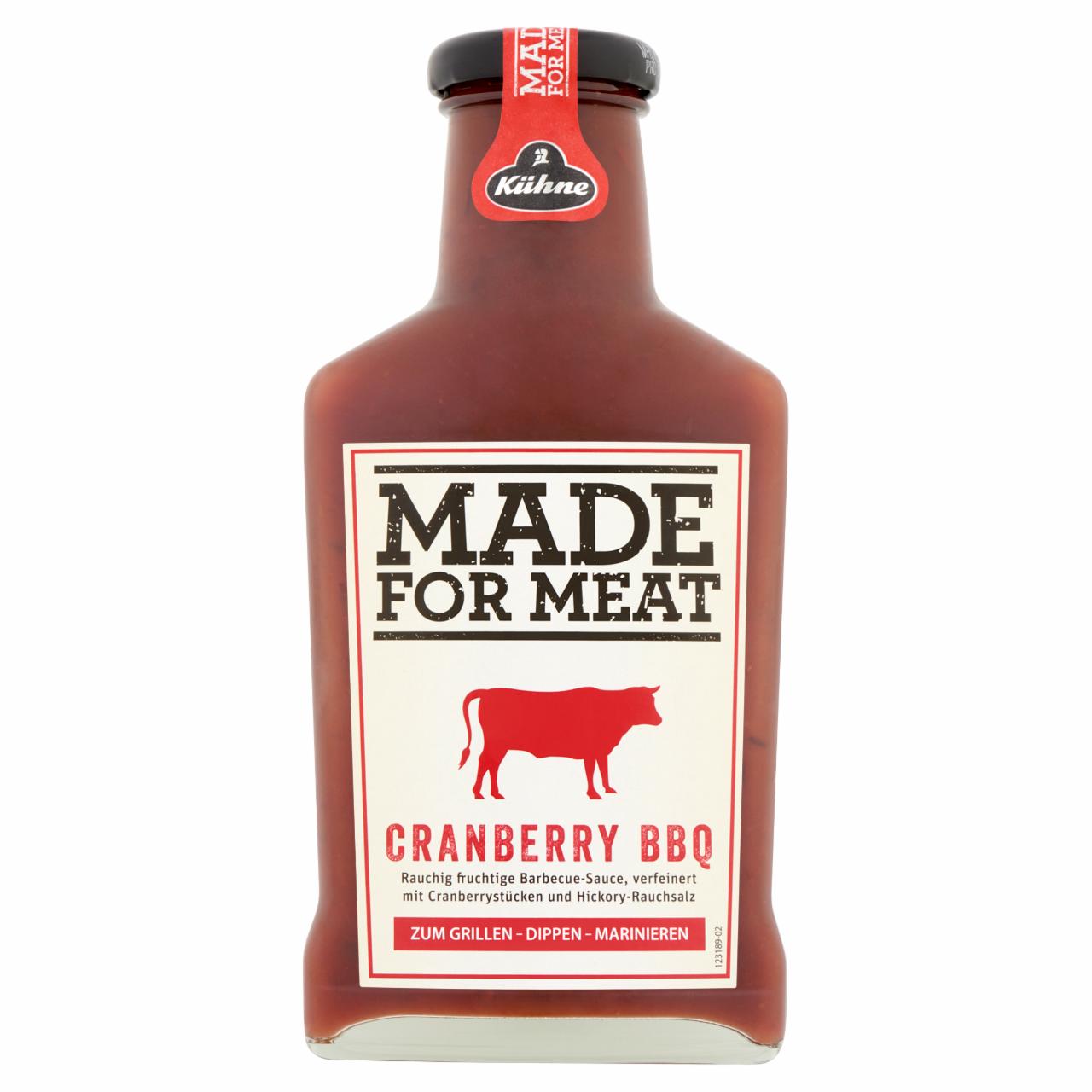 Fotografie - Made for Meat Cranberry BBQ Sauce Kühne
