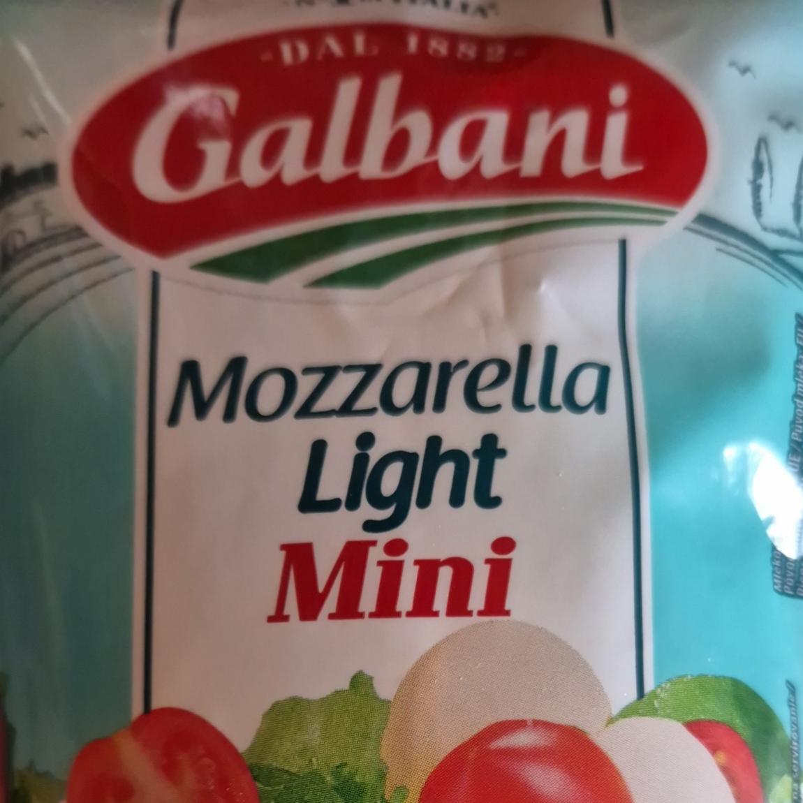 Fotografie - Mozzarella light mini Galbani