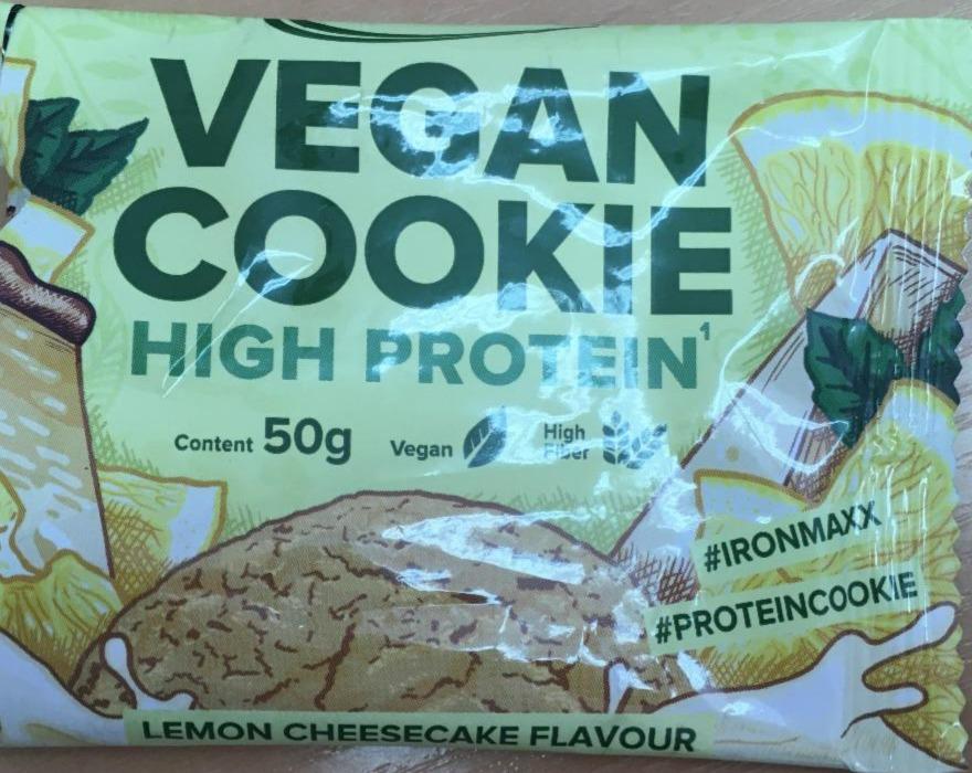 Fotografie - Vegan cookie high protein-lemon cheesecake flavour