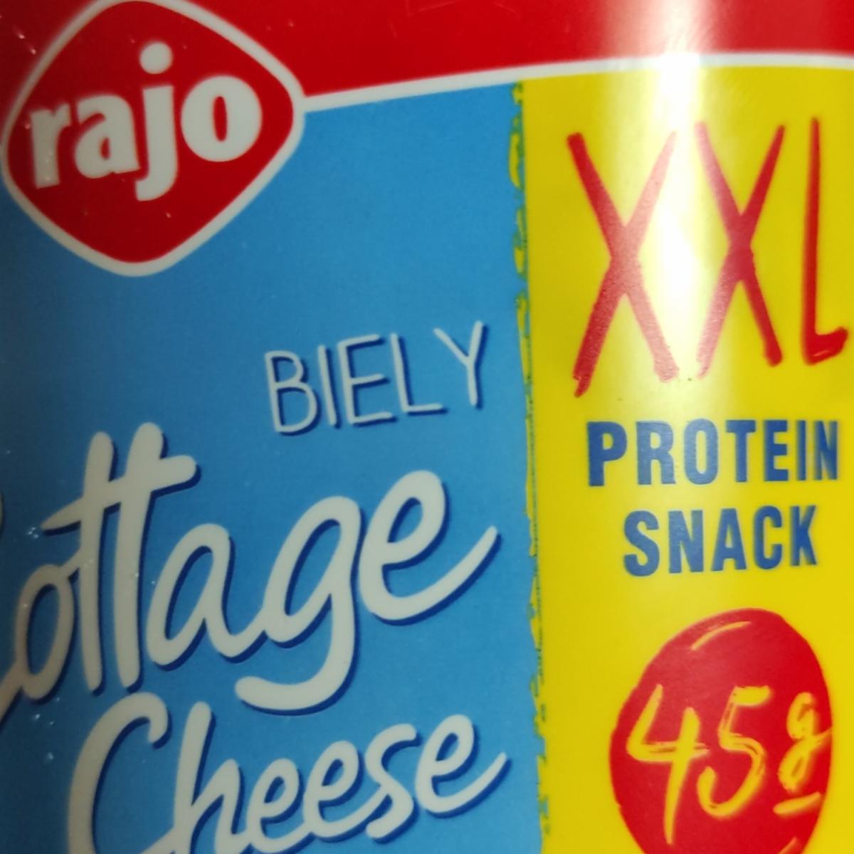 Fotografie - Cottage cheese biely XXL Protein snack 45g Rajo
