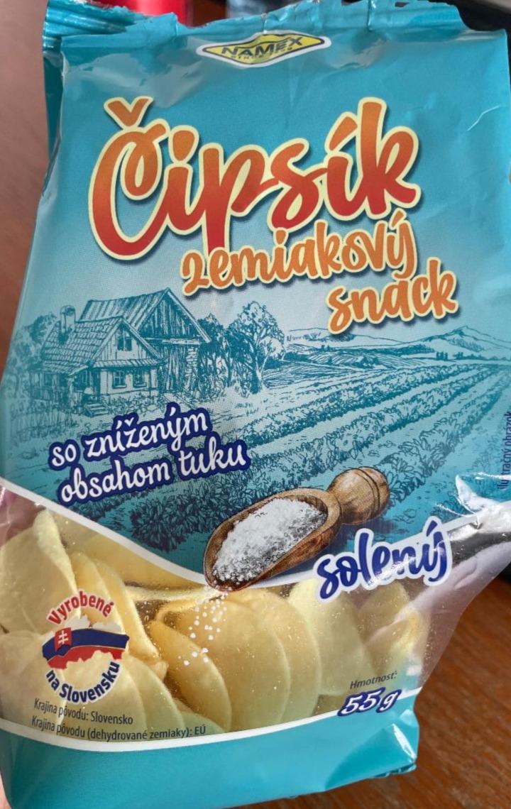 Fotografie - Čipsík zemiakový snack solený Namex