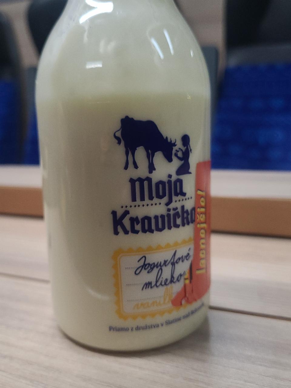 Fotografie - Jogurtové mlieko vanilkové Moja Kravička