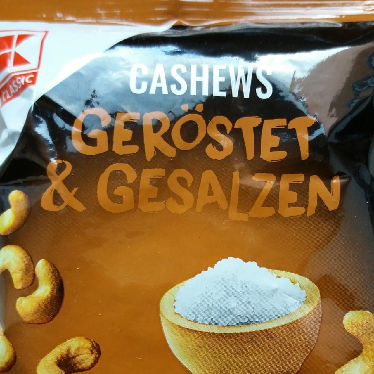 Fotografie - Cashews geröstet & gesalzen K-Classic